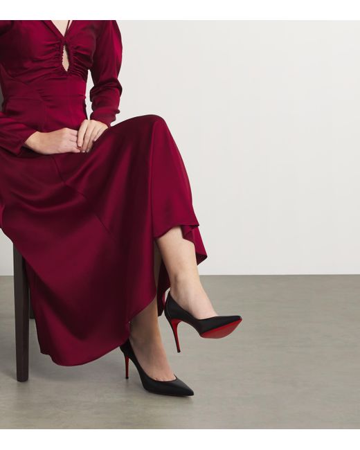 Christian Louboutin Black Sporty Kate Nappa Pumps 85