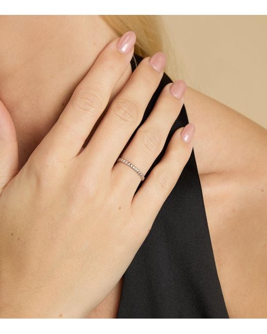 Astrid & Miyu White Heart Ring