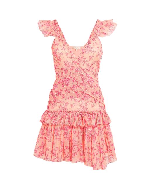 LoveShackFancy Cotton Roey Mini Dress in Pink | Lyst Canada