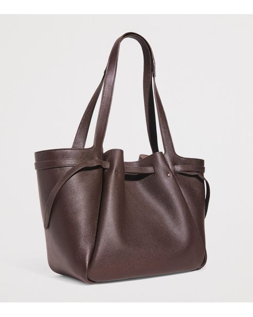 Tory Burch Brown Leather Romy Tote Bag