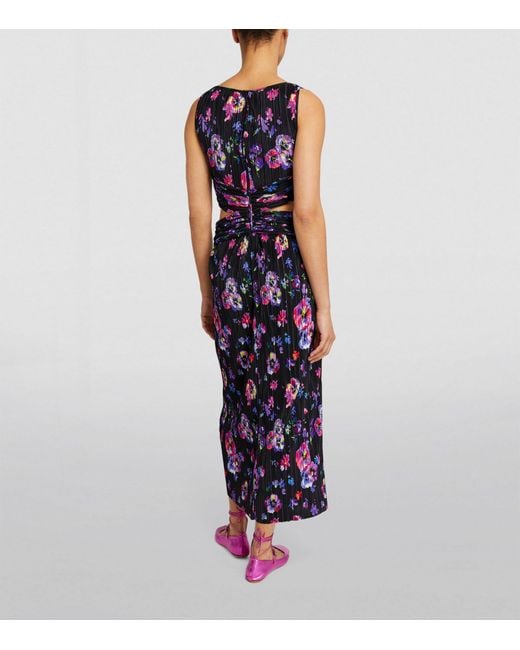 MAX&Co. Purple Floral Maxi Dress