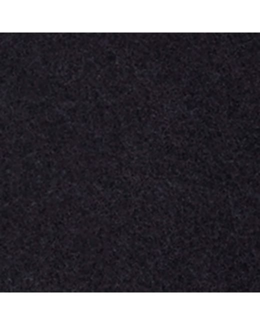 Max Mara Blue Wool Fringed Logo Scarf
