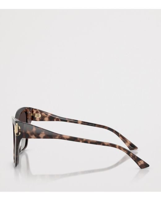 Jimmy Choo Brown Acetate Jc5012 Square Sunglasses for men
