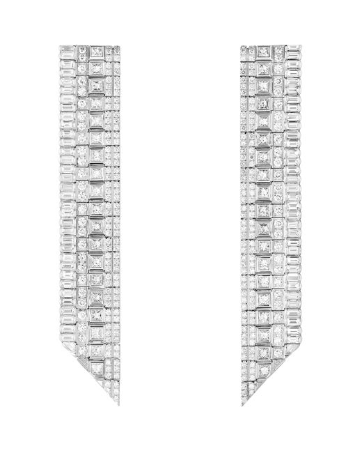 Boucheron White Gold And Diamond Quatre Radiant Edition Earrings
