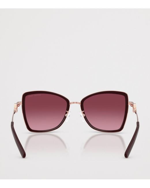 Michael Kors Purple Corsica Butterfly Sunglasses