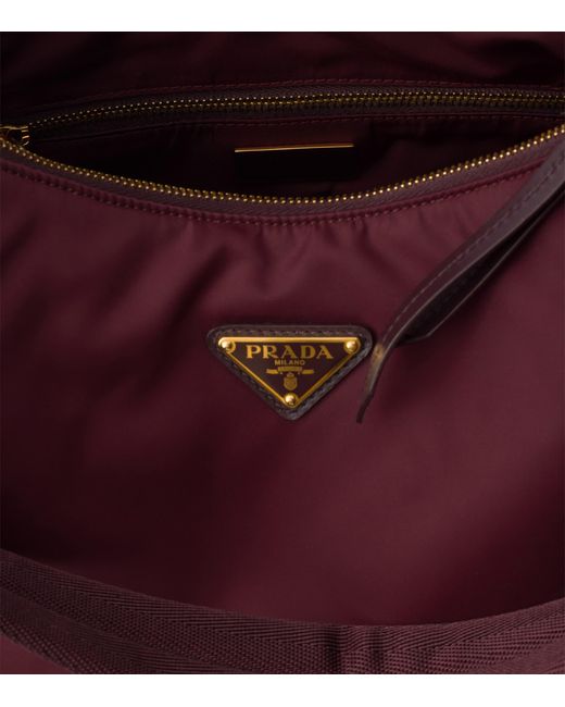 Prada Purple Large Re-Nylon Explore Shoulder Bag