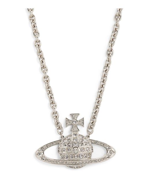 Vivienne Westwood Metallic Bas Relief Pendant Necklace for men