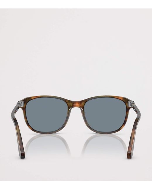 Persol Gray Acetate Pillow Sunglasses