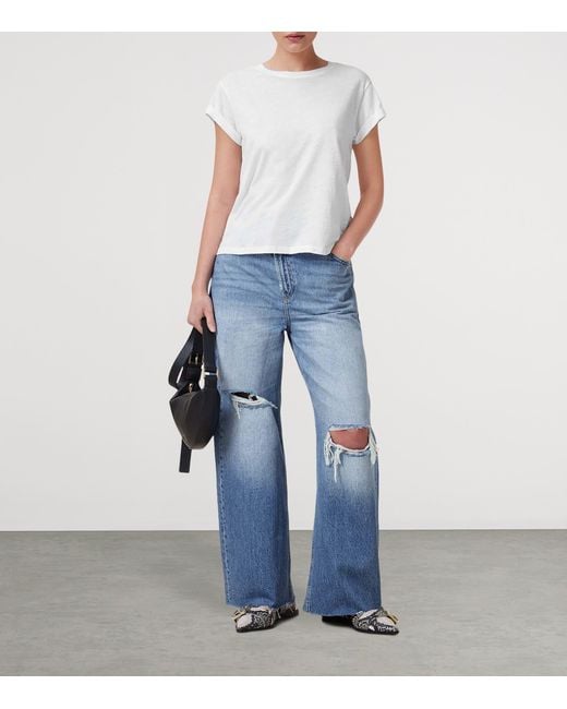 AllSaints White Organic Cotton Anna T-Shirt
