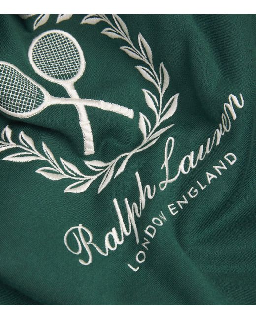 Ralph Lauren Green X Wimbledon Crest Sweatshirt for men