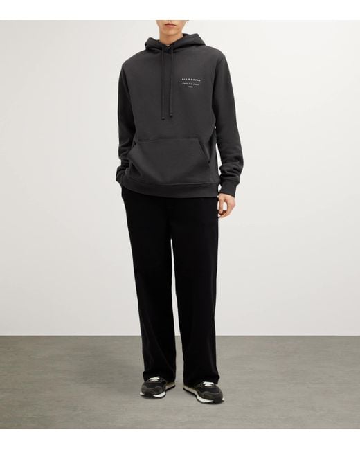 AllSaints Black Redact Hoodie for men
