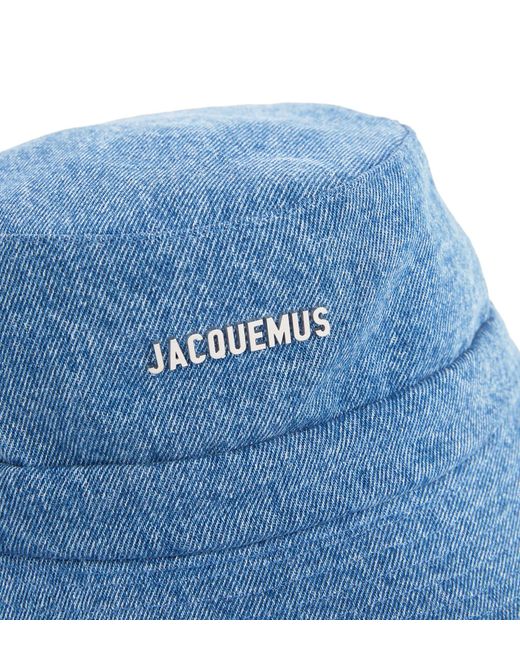 Jacquemus Blue Gadjo Denim Bucket Hat for men