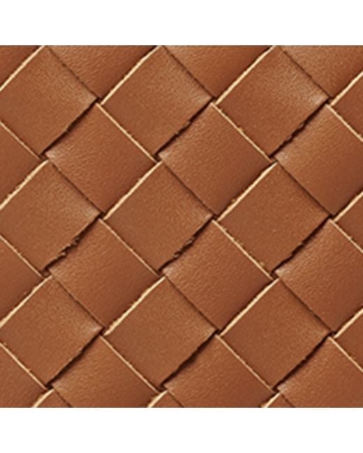 Aspinal Brown Leather Slot Weave Camera Bag