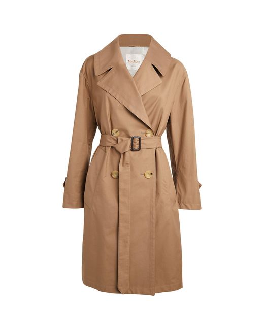 Max Mara Brown Belted Trench Coat