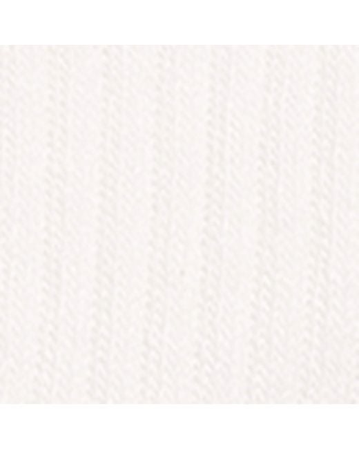 Le Bonnet White Cotton-Blend Logo Socks for men