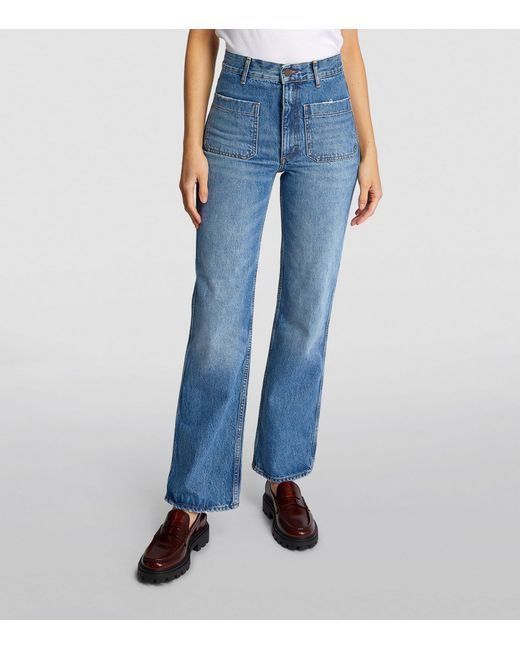 Sandro Blue Flared Jeans
