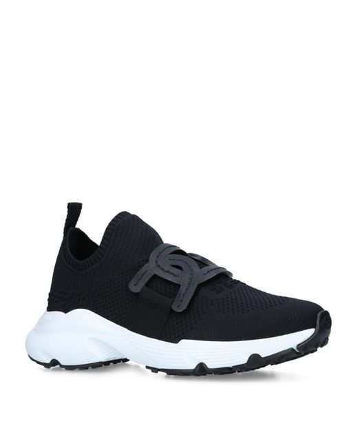 Tod's Blue Sport Run 54C Calzino Sneaker