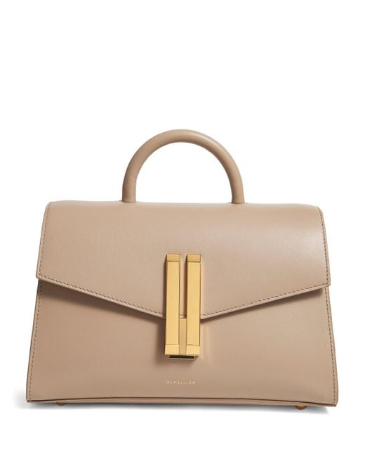 DeMellier London Natural Midi Leather Montreal Top-Handle Bag