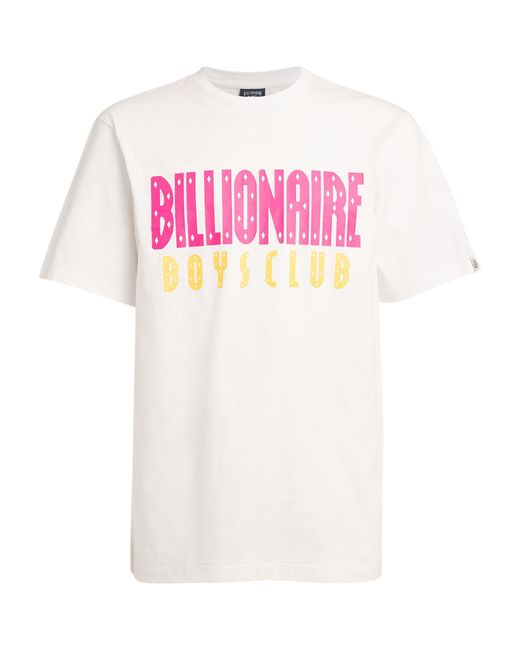 BBCICECREAM Pink Cotton Logo T-shirt for men