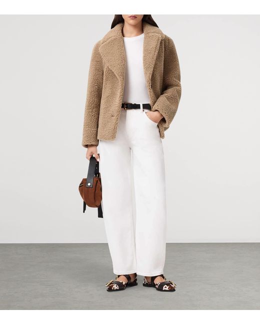 AllSaints Natural Eddy Teddy Jacket