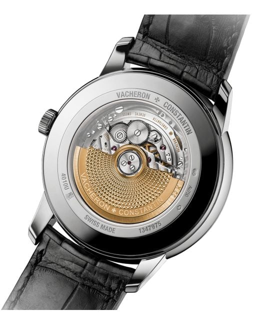 Vacheron Constantin Gray Patrimony Moon Phase Retrograde Date Watch for men