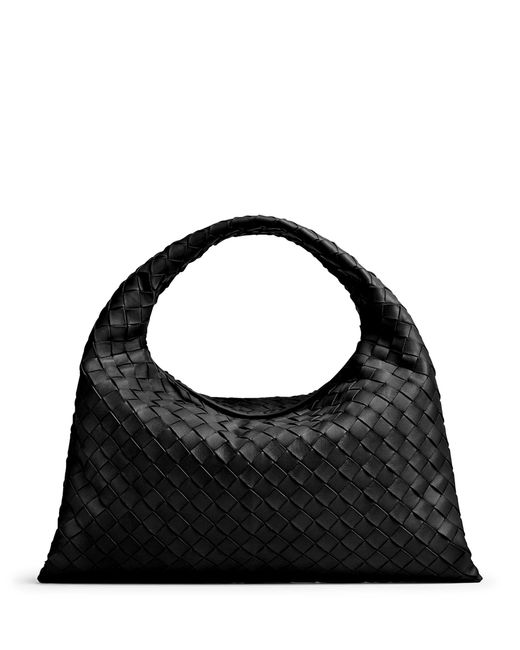 Bottega Veneta - Women's Small Hop Hobo Bag - Black - Leather