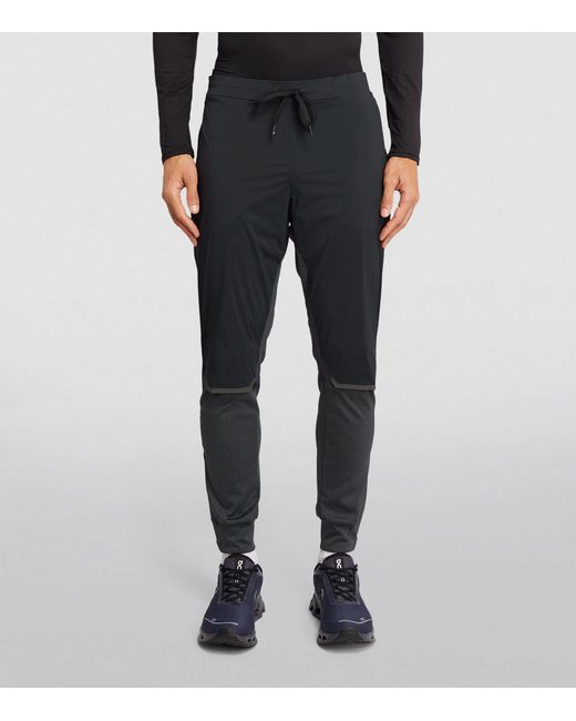On Shoes Black Weather Trousers for men
