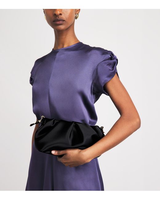 Christian Louboutin Black Eva Small Neoprene Shoulder Bag