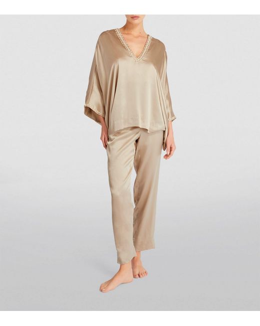 Natori Natural Silk Key Essentials Pyjama Set