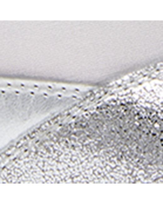 McQueen White Metallic-Trim Boxe Sneakers