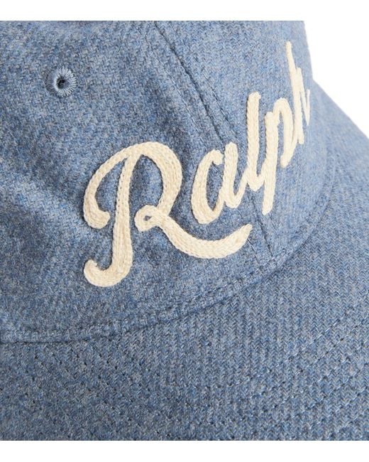 Polo Ralph Lauren Blue Embroidered Logo Cap for men