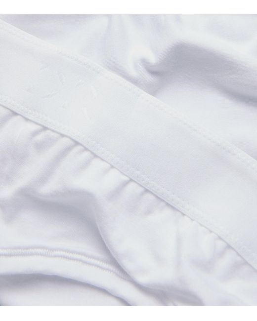 Derek Rose White Micro Modal Briefs for men
