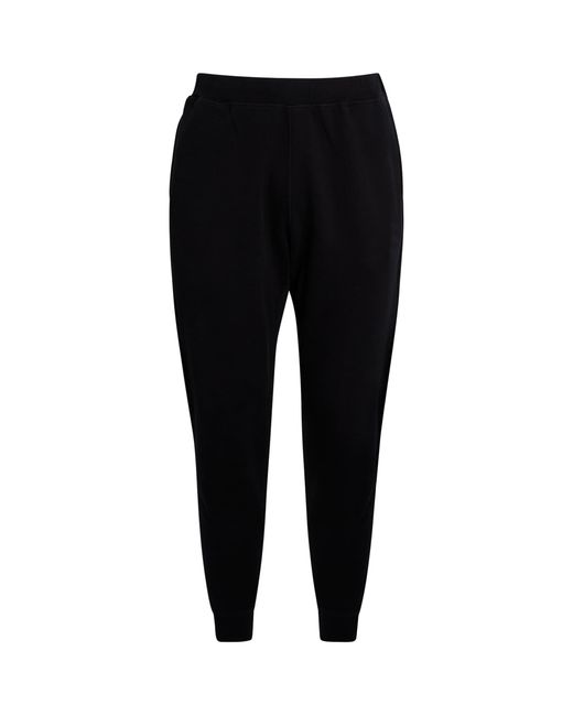 Sunspel Black Loopback Sweatpants for men