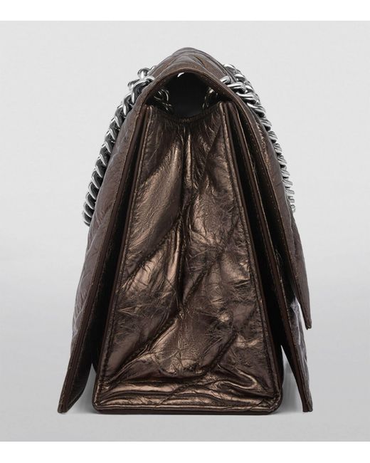 balenciaga brown leather bag