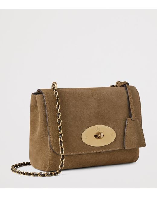 Mulberry Brown Suede Lily Shoulder Bag