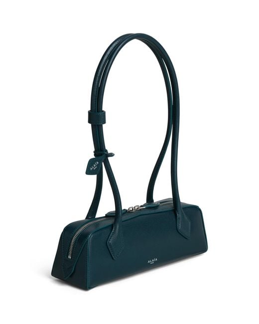 Alaïa Green Small Leather Le Teckel Shoulder Bag