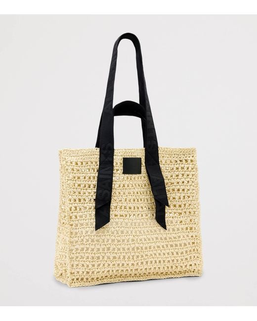 AllSaints Metallic Paper Mesh Lullah Tote Bag