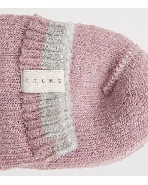 Falke Pink Cosy Plush Slipper Socks