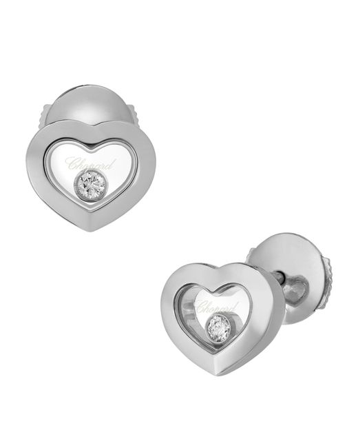 Chopard Metallic And Diamond Happy Diamonds Icons Earrings