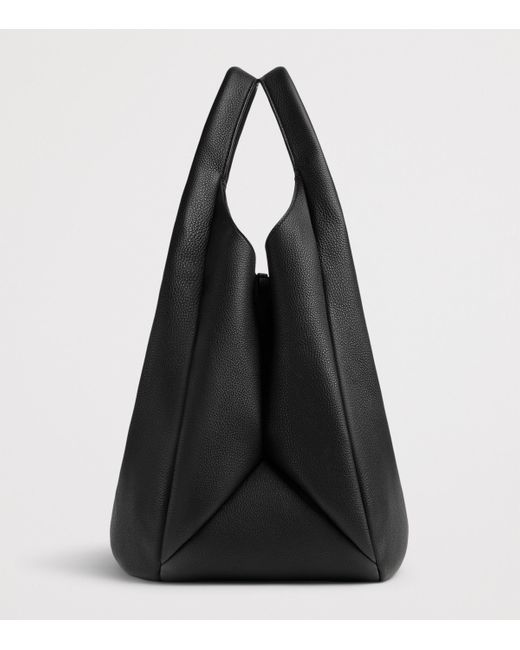 Bottega Veneta Black Large Leather Campana Shoulder Bag