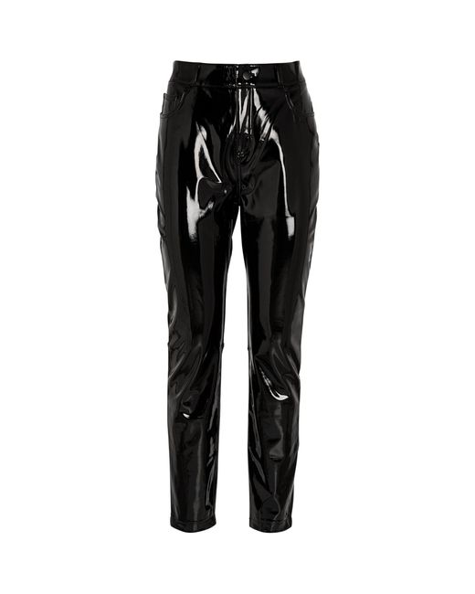 Commando Faux Patent Leather 5-pocket Trousers in Black - Lyst