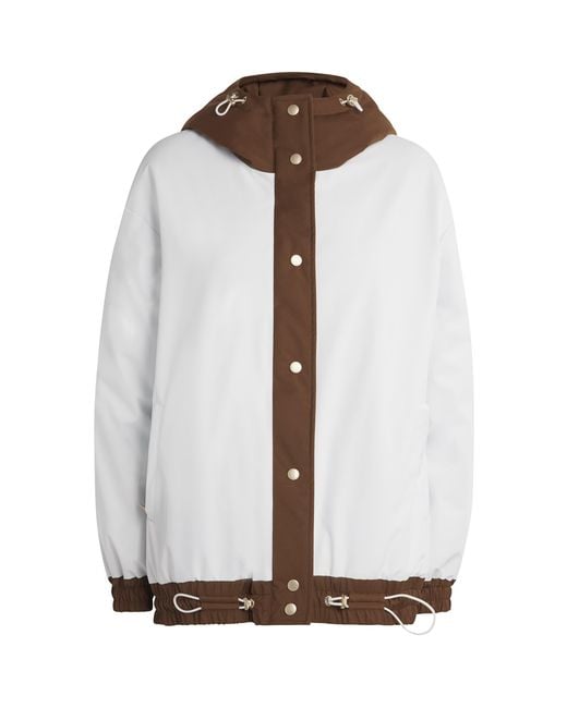 Eleventy White Down Technical Parka