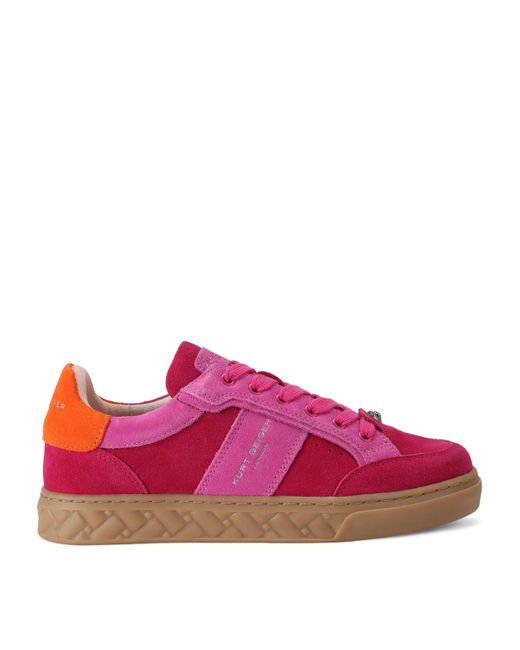 Kurt Geiger Pink Kurt Geiger Trainer Fuchsia Suede Kensington