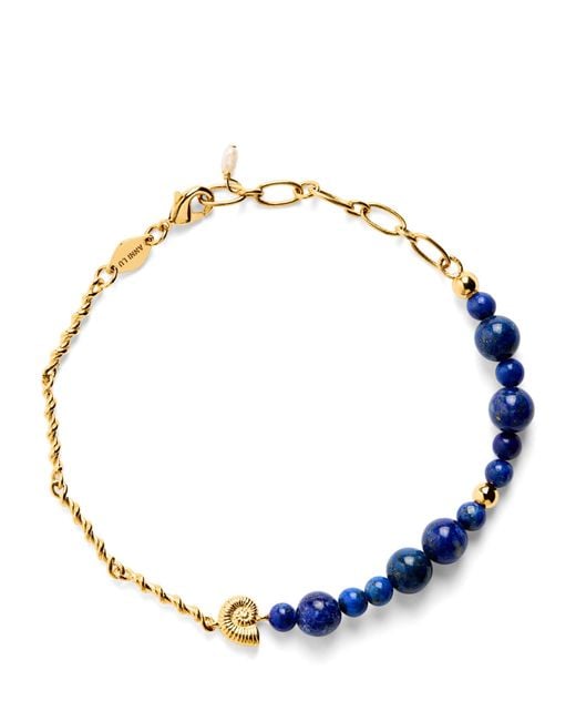 Anni Lu Blue Plated Deep Bracelet