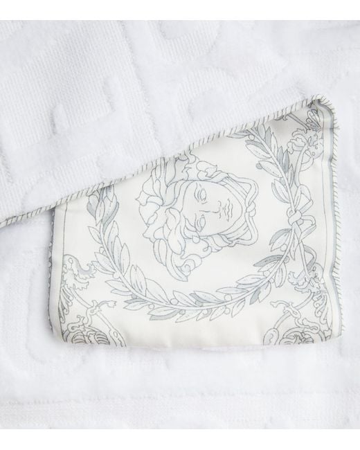 Versace White Baroque Bathrobe