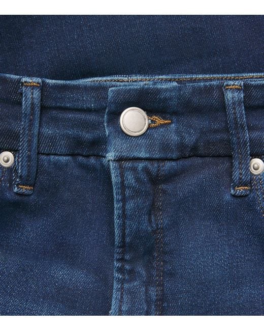 GOOD AMERICAN Blue Soft Tech Good True Straight Jeans