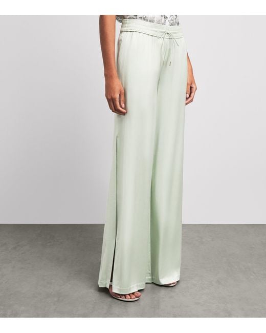 Alice + Olivia White Kenley Palazzo Trousers