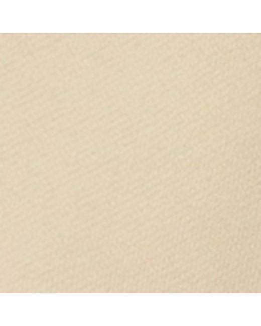 Burberry Natural Cotton Check Label Shorts for men
