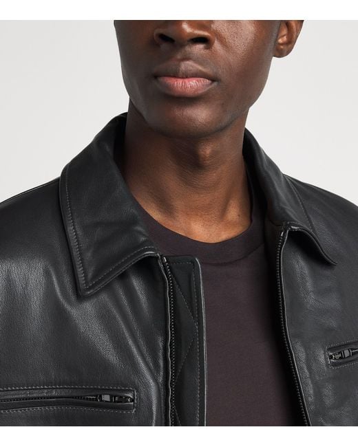 FRAME Black Cotton T-Shirt for men