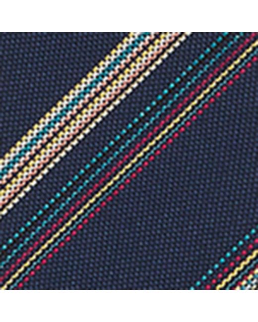 Paul Smith Blue Signature Stripe Tie for men
